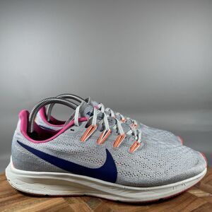 Nike Womens Air Zoom Pegasus 36 CK4473-001 Gray Running Shoes Sneakers Size 9.5